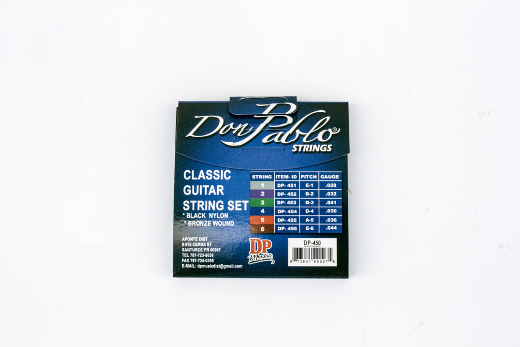Classic Guitar String Nylon Set Black