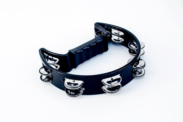 Half Moon Tambourine Single Assorted Colors