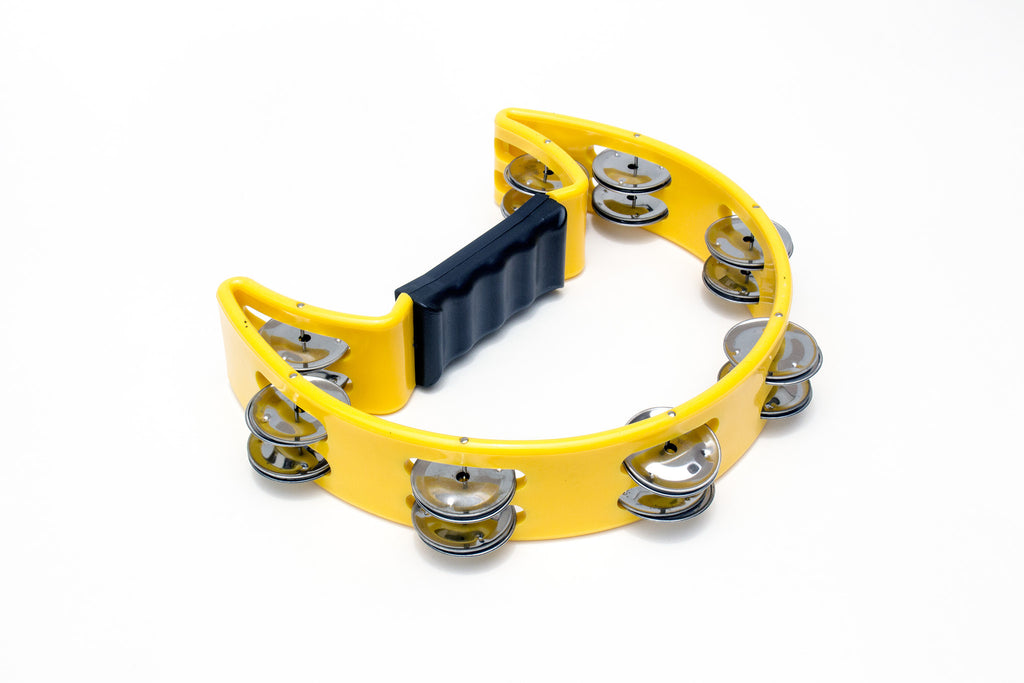 Half Moon Tambourine Single Assorted Colors